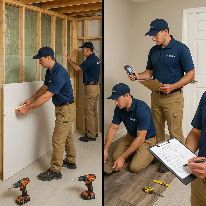 Repairs and Reconstruction process in Baldwinville, MA