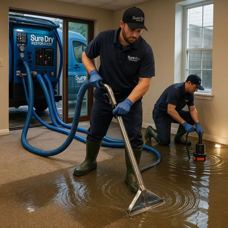 Water Extraction and Removal process in Baldwinville, MA